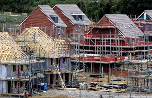 Construction in the Green Belt. Credit: Gareth Fuller/PA Wire