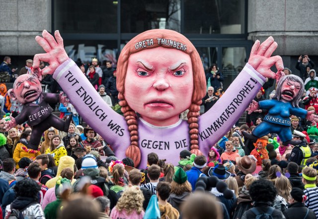 Greta Thunberg, the 16-year-old Swedish environmental activist. Credit: Lukas Schulze/Getty Images