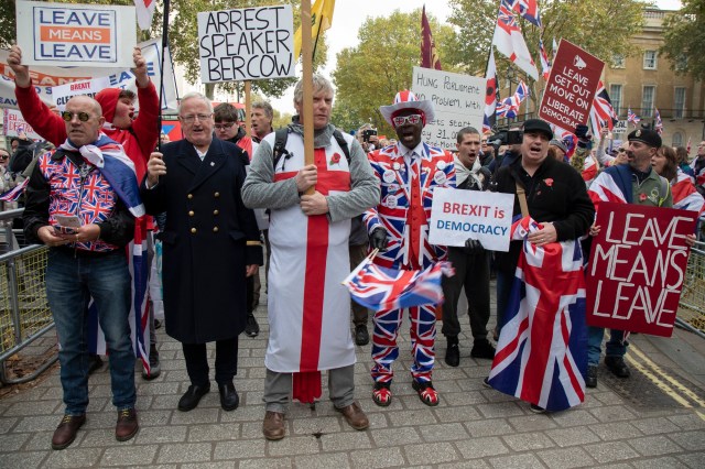 Your typical Brexit voter. Or not (photo by Mike Kemp/In Pictures via Getty Images)