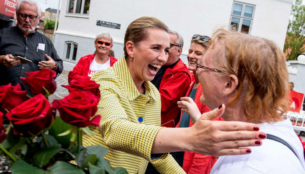 The success of Mette Frederiksen, leader of The Danish Social Democrats, followed on from a tough stance on immigration. Credit: Getty