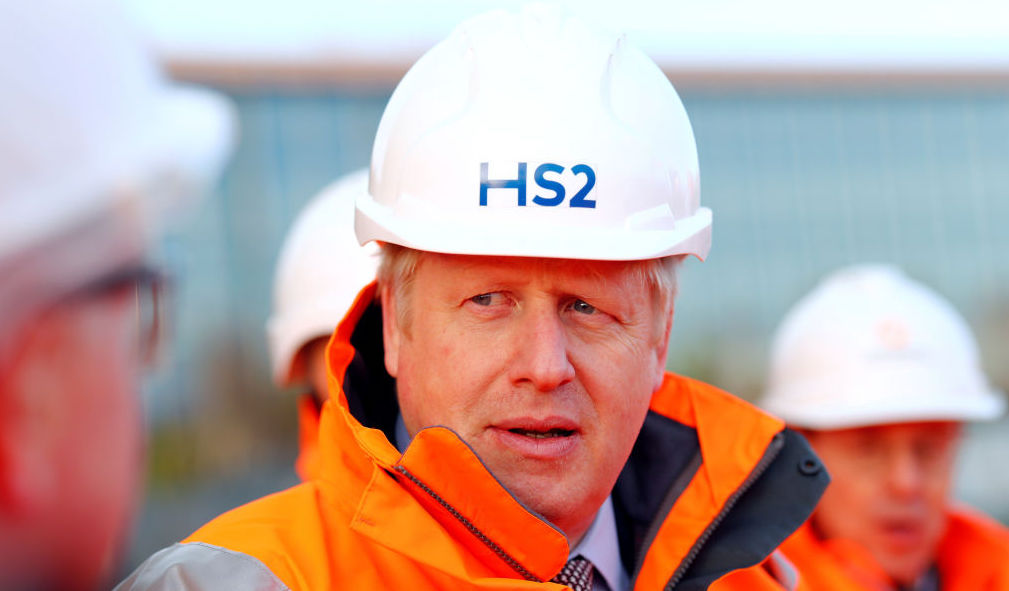 This week Boris Johnson gave the final go-ahead to the 200 mile money pit that is HS2. Credit: Getty