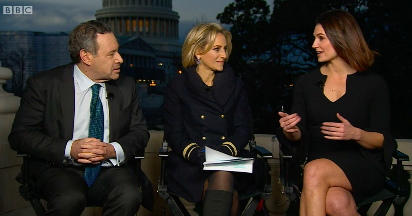 Krystall Ball (R) featured on last Tuesday's BBC Newsnight programme