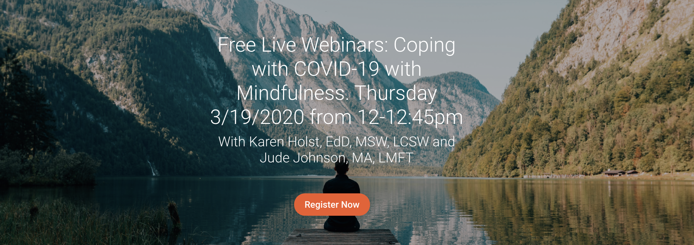 Practitioners like Monarch Center for wellness are offering Covid-19 webinars