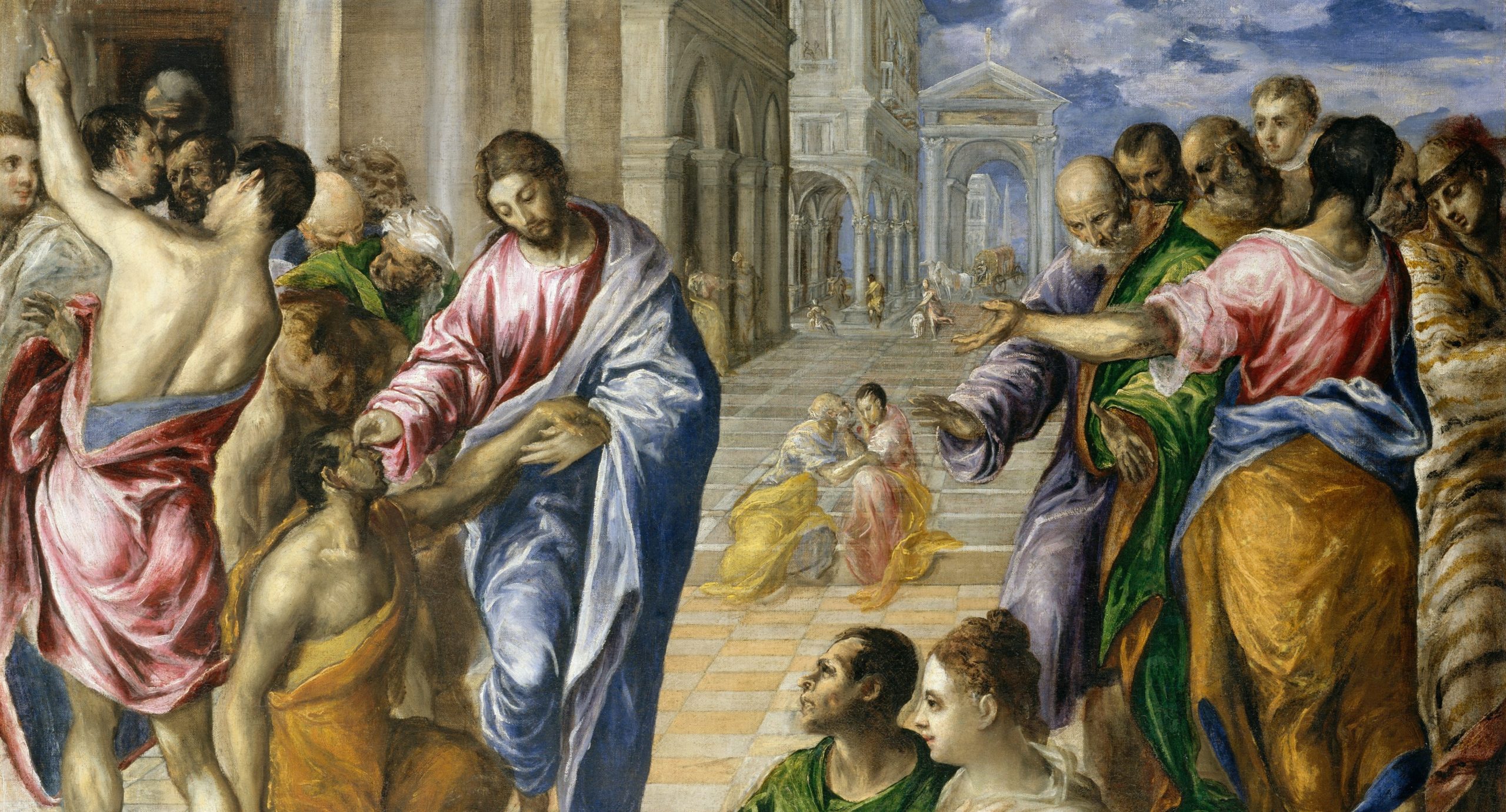 Historical sources testify to the way Christians instead took care of their own sick and others too.  (Painting by El Greco)