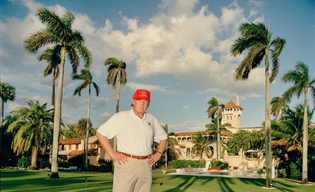 The Donald at Mar-a-Lago. Credit: Jonathan Becker/Contour by Getty Images