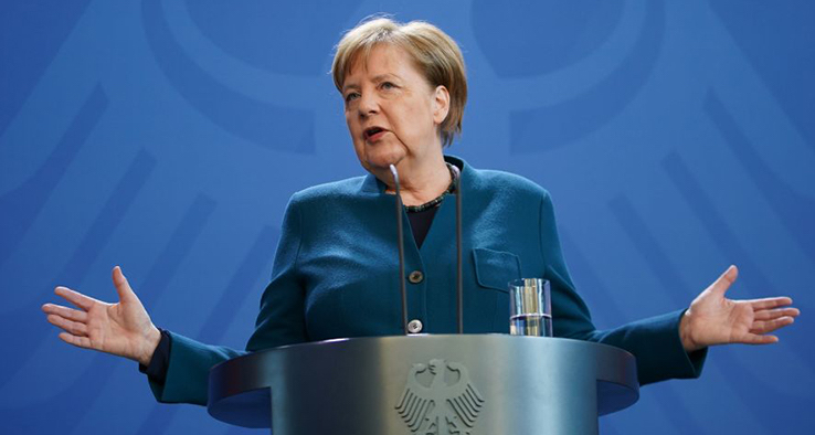 German Chancellor Angela Merkel
