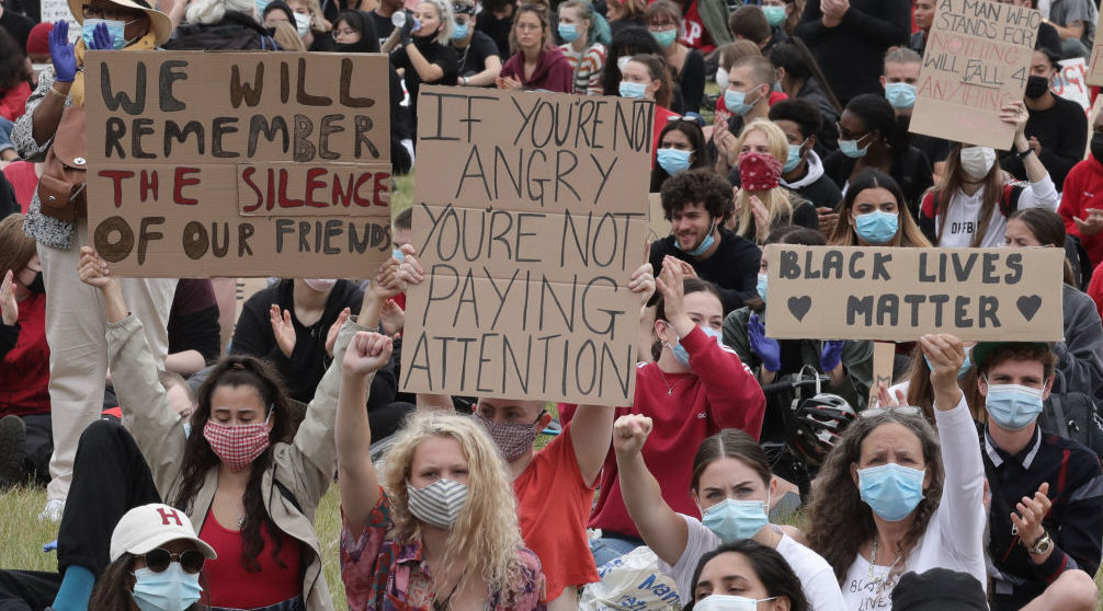 British BLM protesters Photo: Dan Kitwood/Getty Images