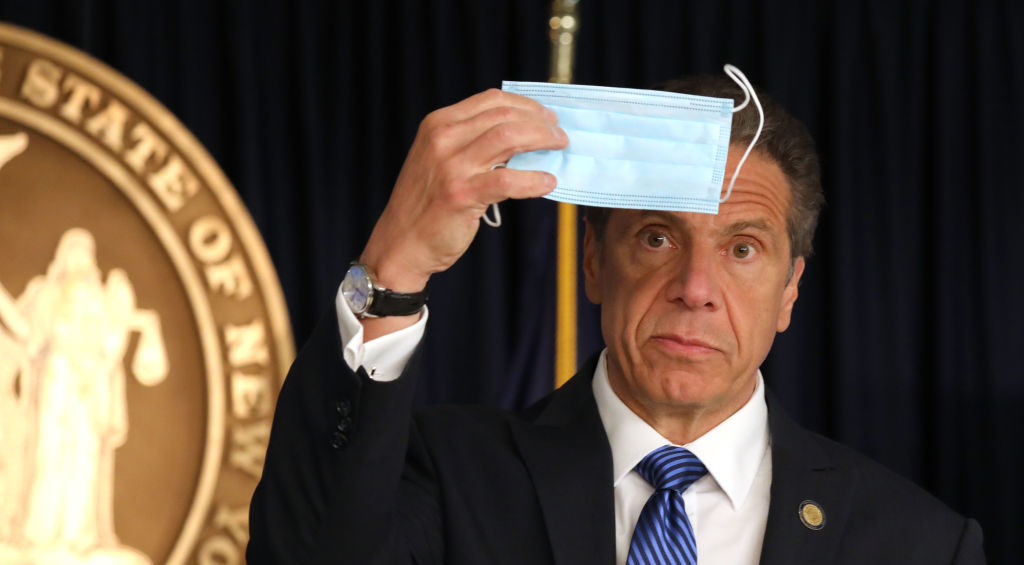Andrew Cuomo has successfully marked his failures all year. (Photo by Spencer Platt/Getty Images)