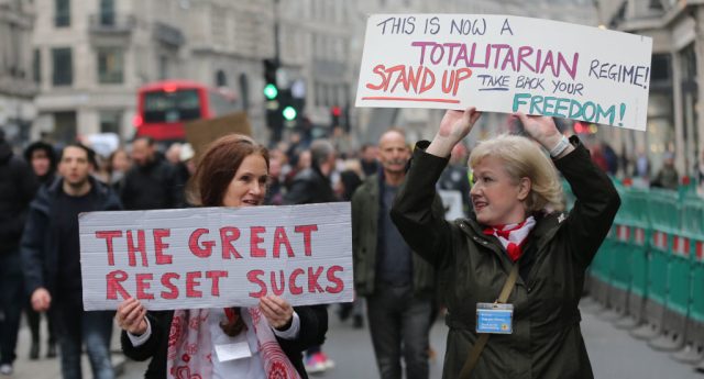 People are rightly suspicious of grand plans that limit their freedoms. Credit: Tayfun Salci/Anadolu Agency via Getty Images
