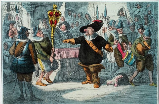 Take Away That Bauble, Cromwell Dissolving the Long Parliament. Credit: Getty 
