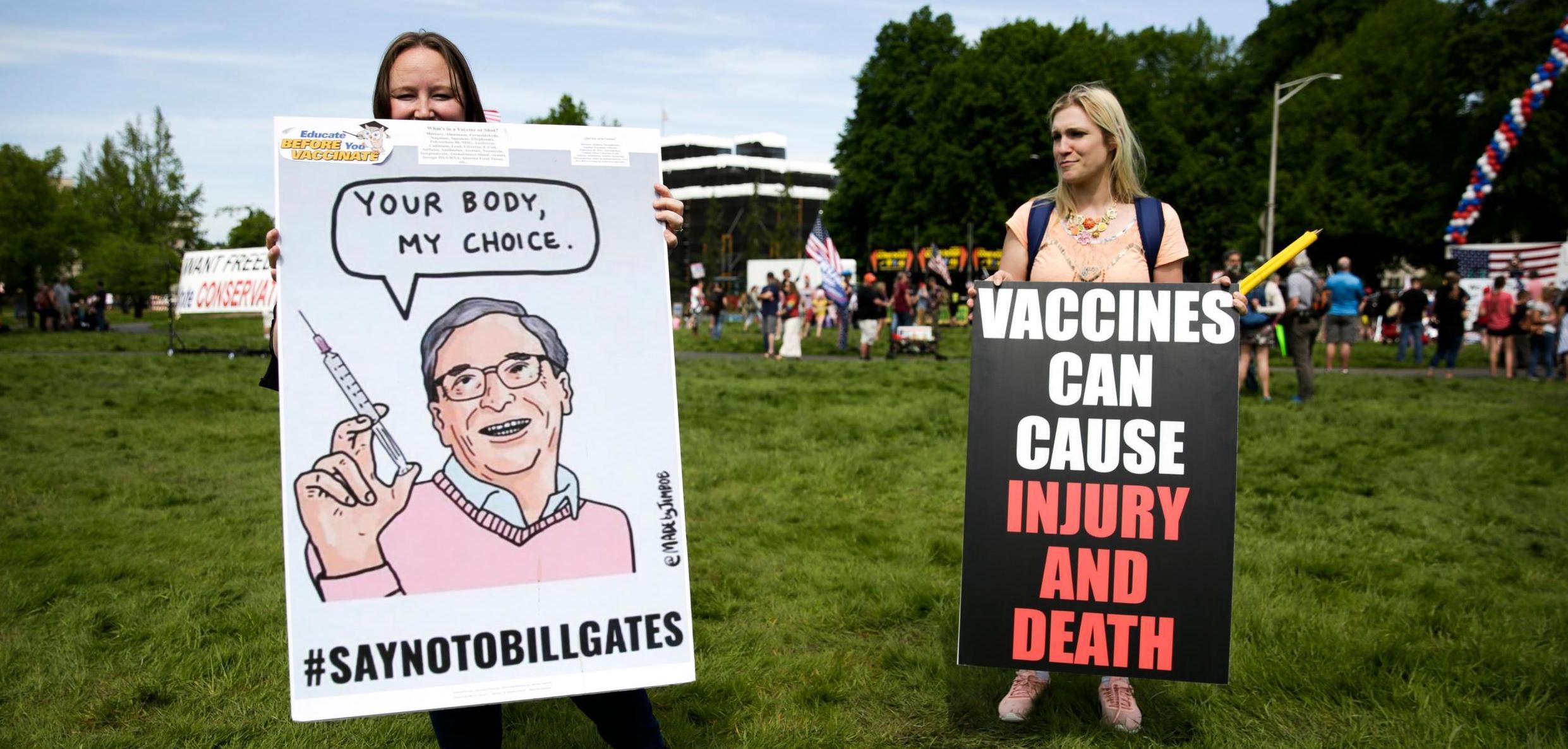 Making false claims about the adverse effect of vaccines is now banned on Twitter. Credit: Getty