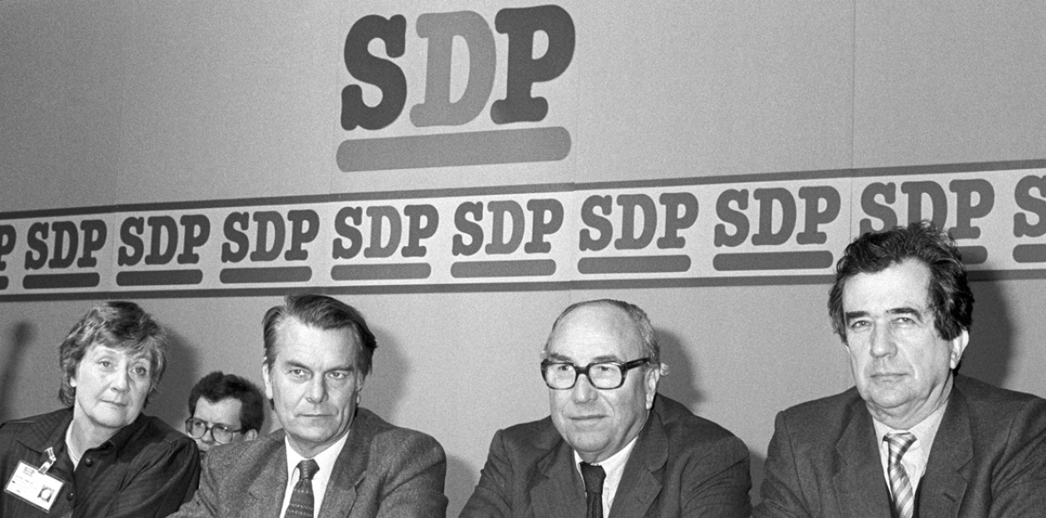 The SDP's 'gang of four' from left: Shirley Williams, David Owen, Roy Jenkins and Bill Rodgers