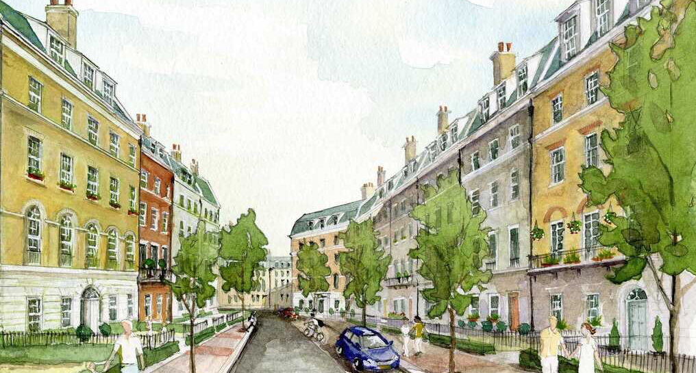 Imagine “the Great Estates”, but carried out democratically. Credit: Michael DeMaagd Rodriguez, Strong Suburbs