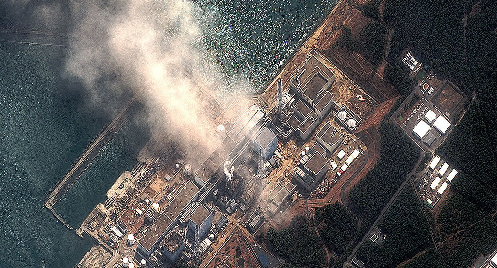 Satellite view of the Fukushima Dai-ichi Nuclear Power plant, 14 March 2011. Credit: Getty