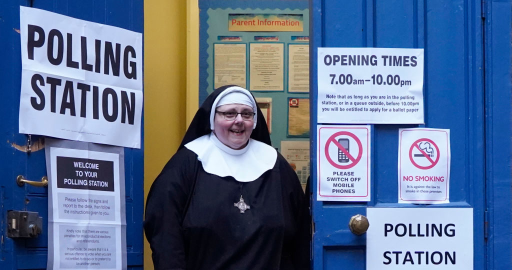 Is she a Nigel Farage fan? (Photo by Niklas HALLE'N / AFP) (Photo by NIKLAS HALLE'N/AFP via Getty Images)