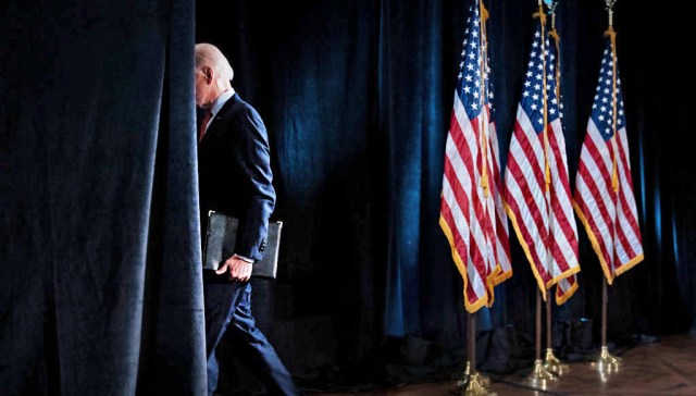 Biden's honeymoon period is over. (Photo by Drew Angerer/Getty Images)