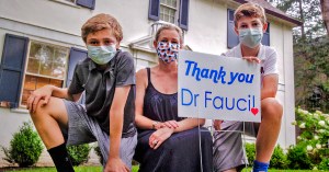 Here in Washington D.C., Dr Fauci is a messianic figure