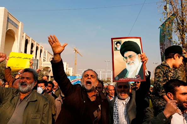 Iran's government still has its supporters. Credit: Atta Kenare/AFP/ Getty Images