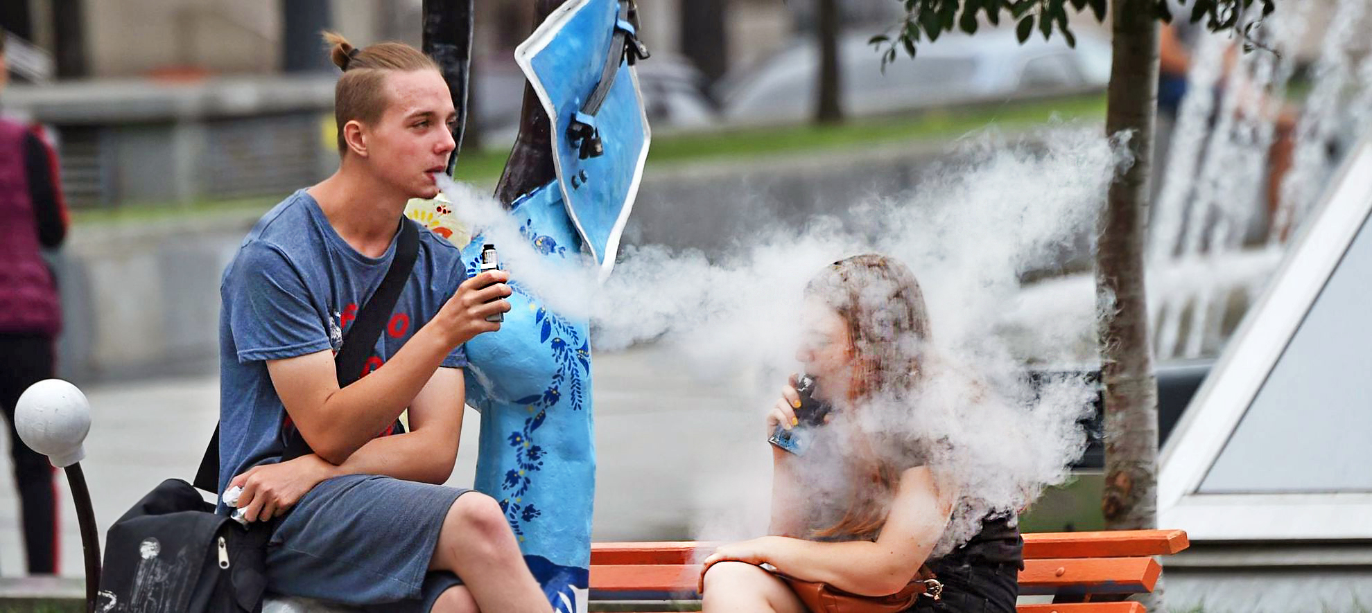 Stop hating on vaping. Credit: Getty