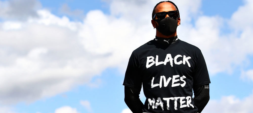 Lewis Hamilton. (Photo by Dan Istitene - Formula 1/Formula 1 via Getty Images)