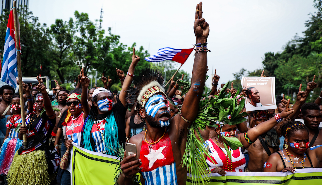 West Papuan activists face increasing repression. Credit: Getty 