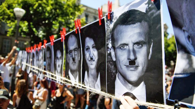 Macron’s vaccine passport gamble