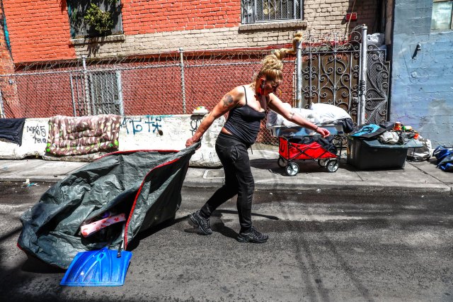 Single mothers could be the first on the streets. (Gabrielle Lurie/The San Francisco Chronicle via Getty Images)