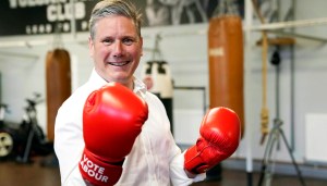 Keir Starmer strikes a 12,000 word long pose