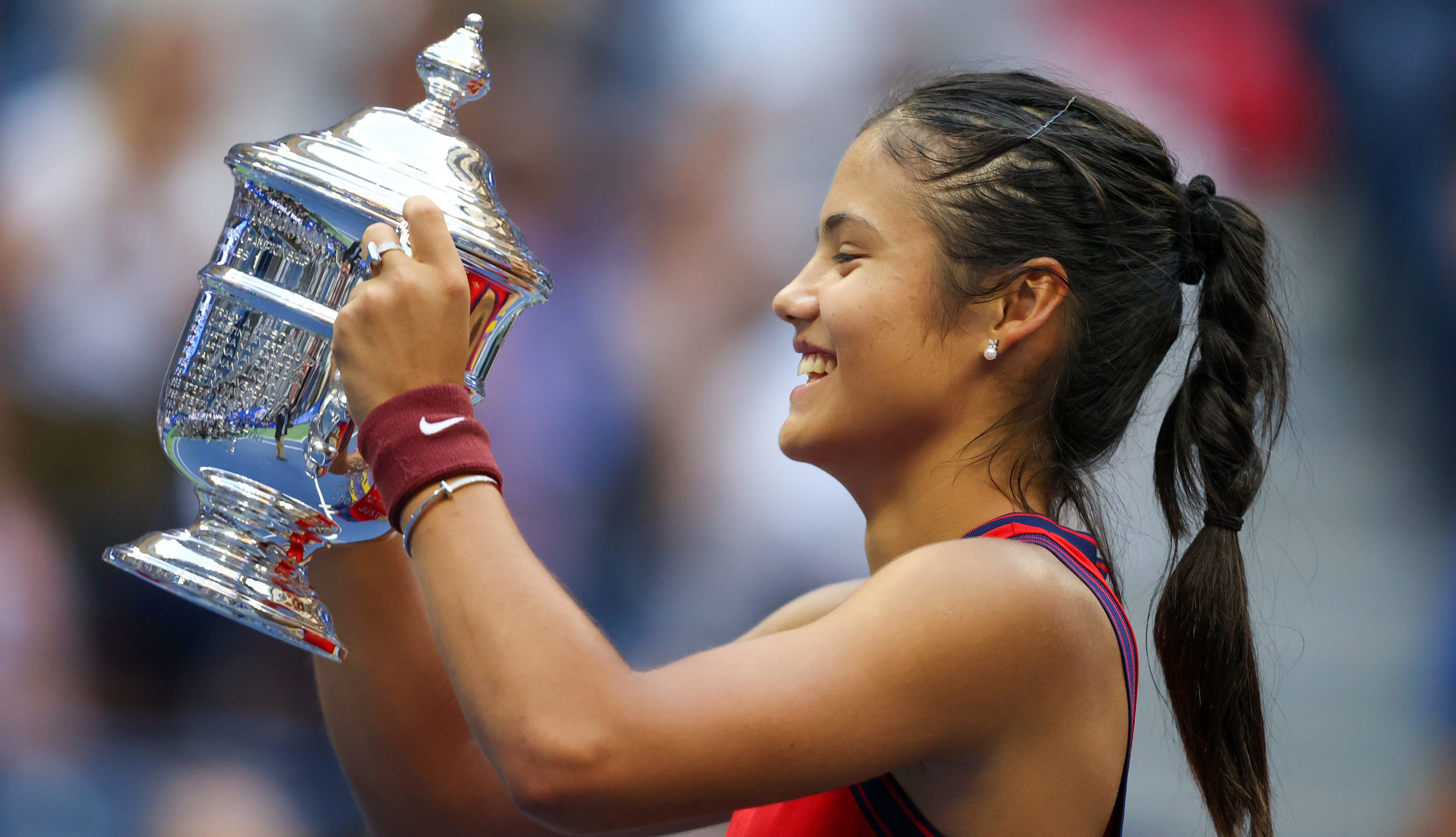 Do commentators really care about her heritage? (Photo by Al Bello/Getty Images)