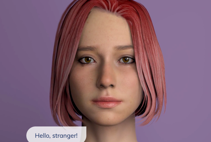 Your new best friend. Credit: Replika 