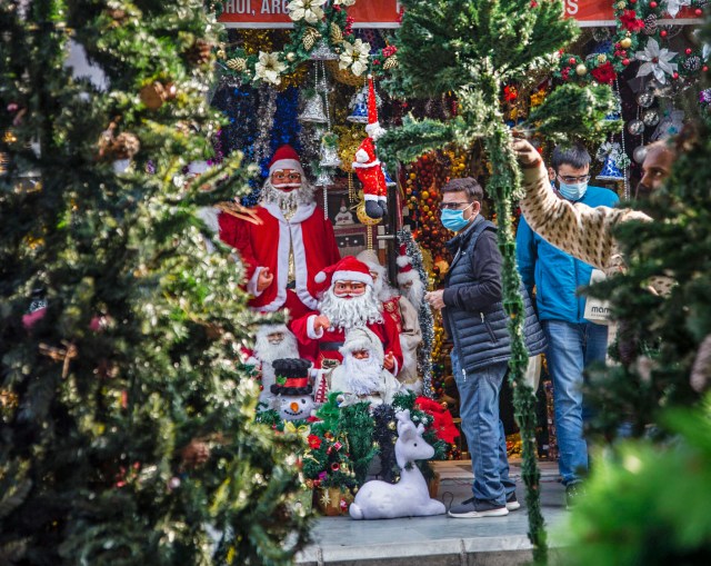 We no longer live in a virgin (Christmas) forest. Credit: Yawar Nazir/Getty