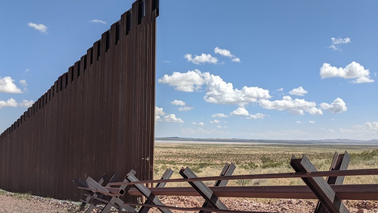 Unfinished wall in El Paso. Credit: Mark Krikorian