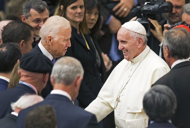 The reason the Pope met Joe Biden