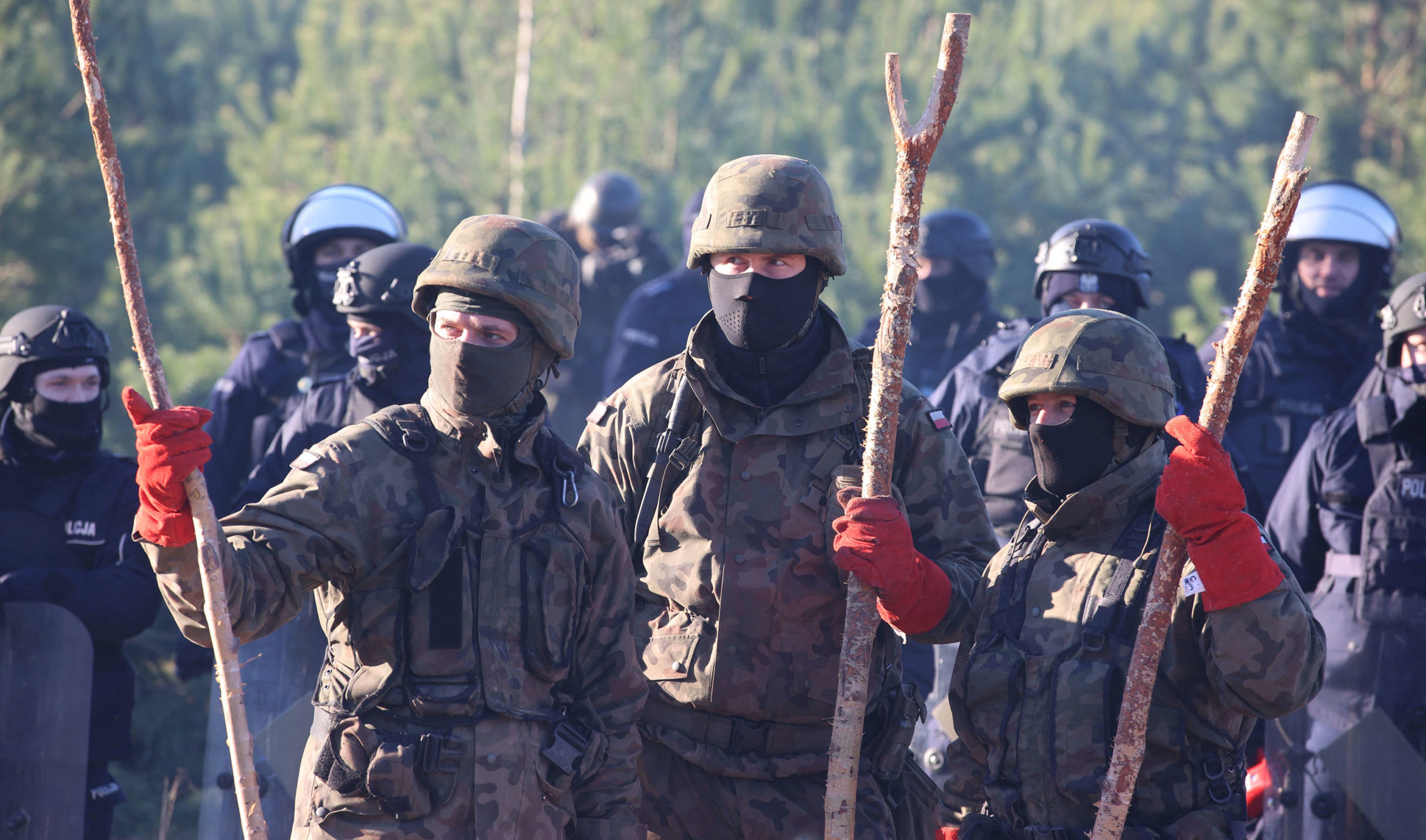 Borders are Europe's present — and likely future.  (Photo by Leonid Shcheglov / BELTA / AFP) / Belarus OUT (Photo by LEONID SHCHEGLOV/BELTA/AFP via Getty Images)