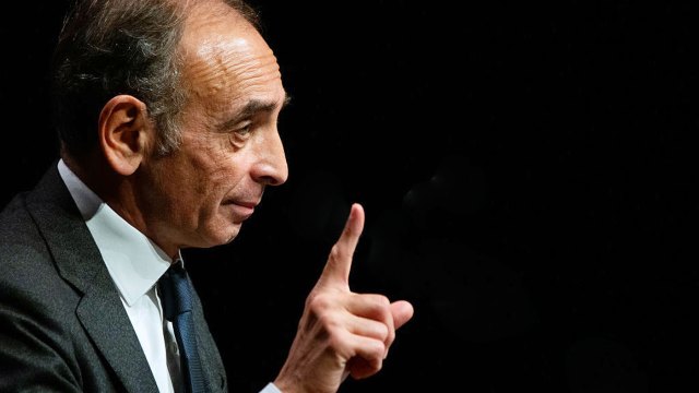 Zemmour flits easily from truth to untruth (Credit: Benjamin Girette/Bloomberg via Getty Images)