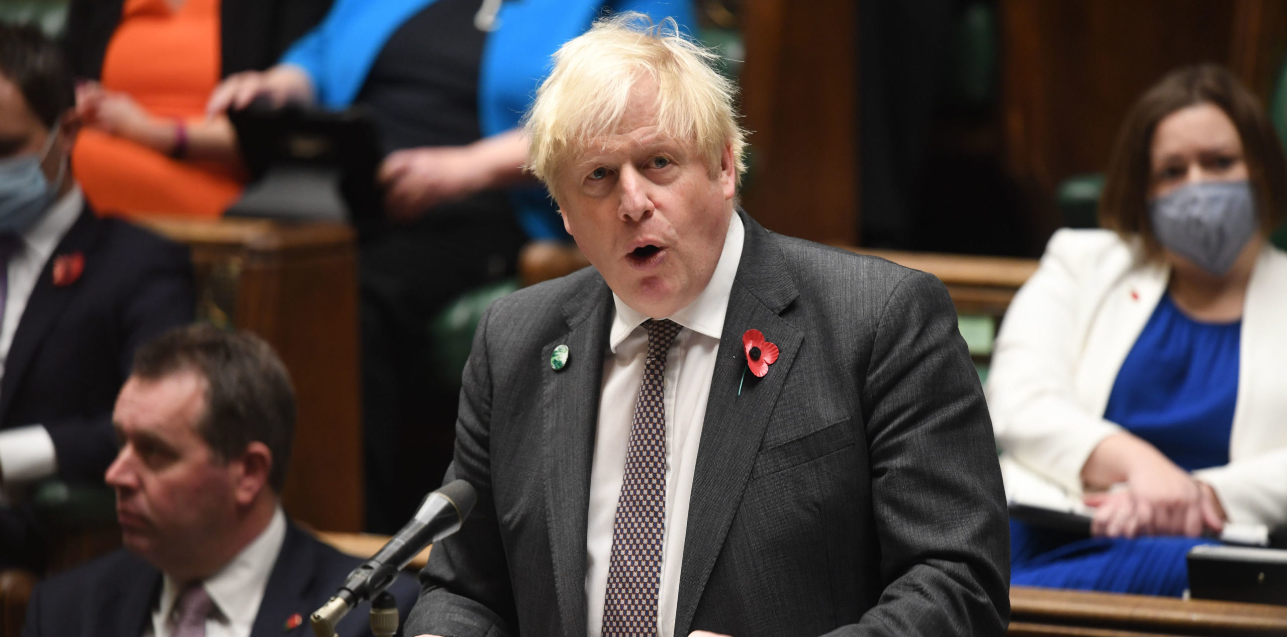 Th trolley in full swing.