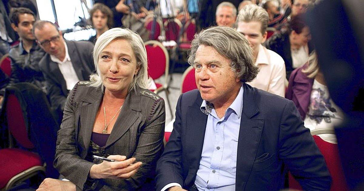 Gilbert Collard (R) defected from Marine Le Pen's Party to Éric Zemmour