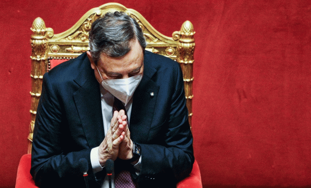 Mario Draghi always wins (GREGORIO BORGIA/POOL/AFP via Getty Images)