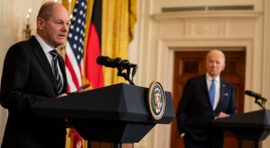 The German Chancellor won't say the words 'Nord Stream 2'