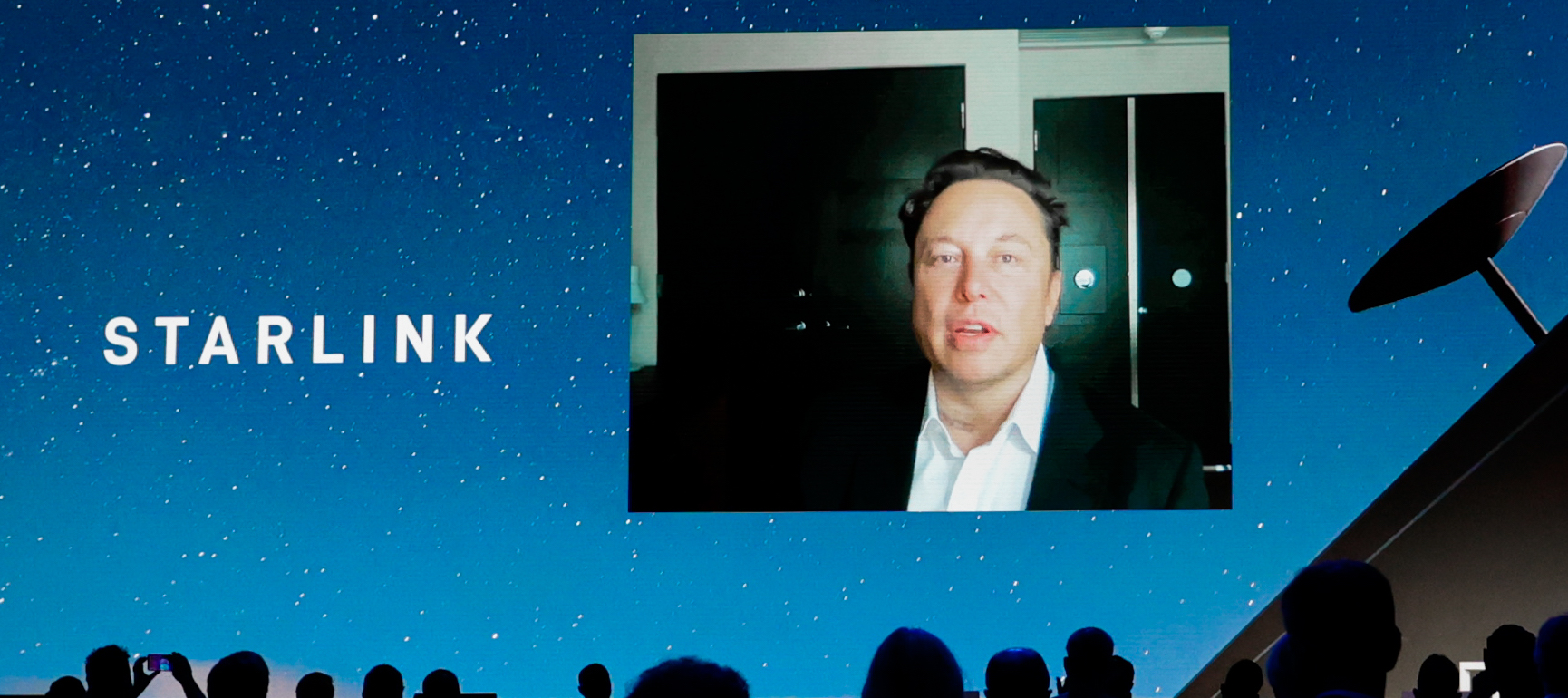 Elon Muskconfirmed his Starlink satellite network would provide internet over Ukraine. Credit: Getty