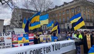 Shock and despair at London's Ukraine protest
