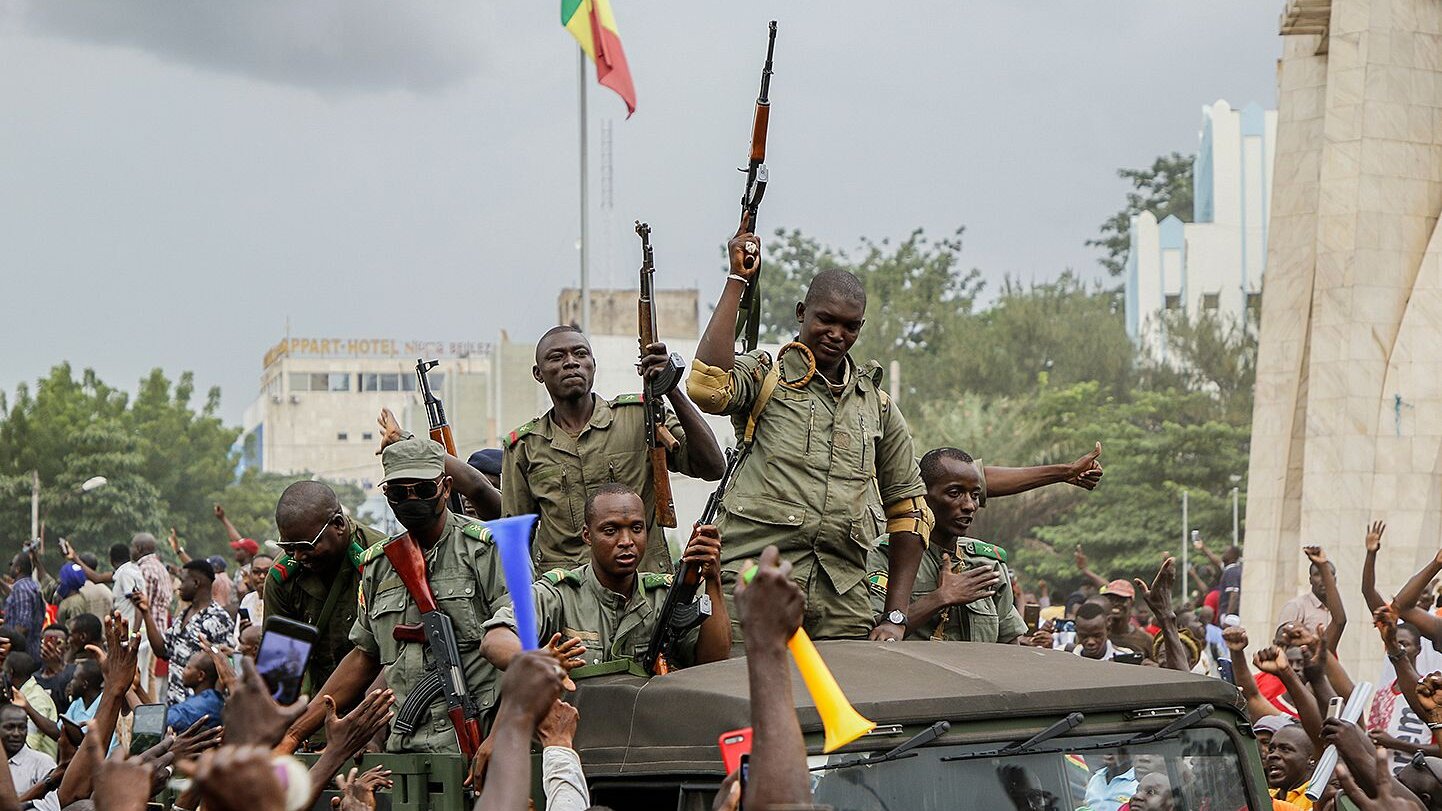 Mali military officers. Credit: Getty