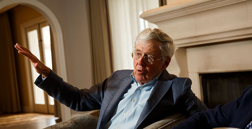 Charles Koch is the only surviving member of the Koch brothers