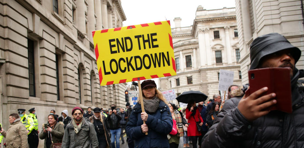 More than half of Britons think that lockdown was justified, according to UnHerd polling. Credit: Getty