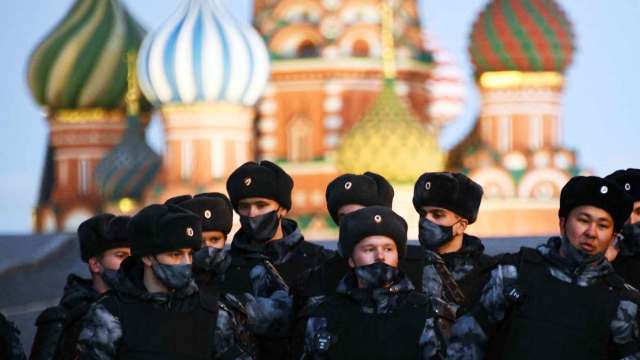 Meet the new Russia, just like the old Russia. (Photo by Alexander NEMENOV / AFP) (Photo by ALEXANDER NEMENOV/AFP via Getty Images)