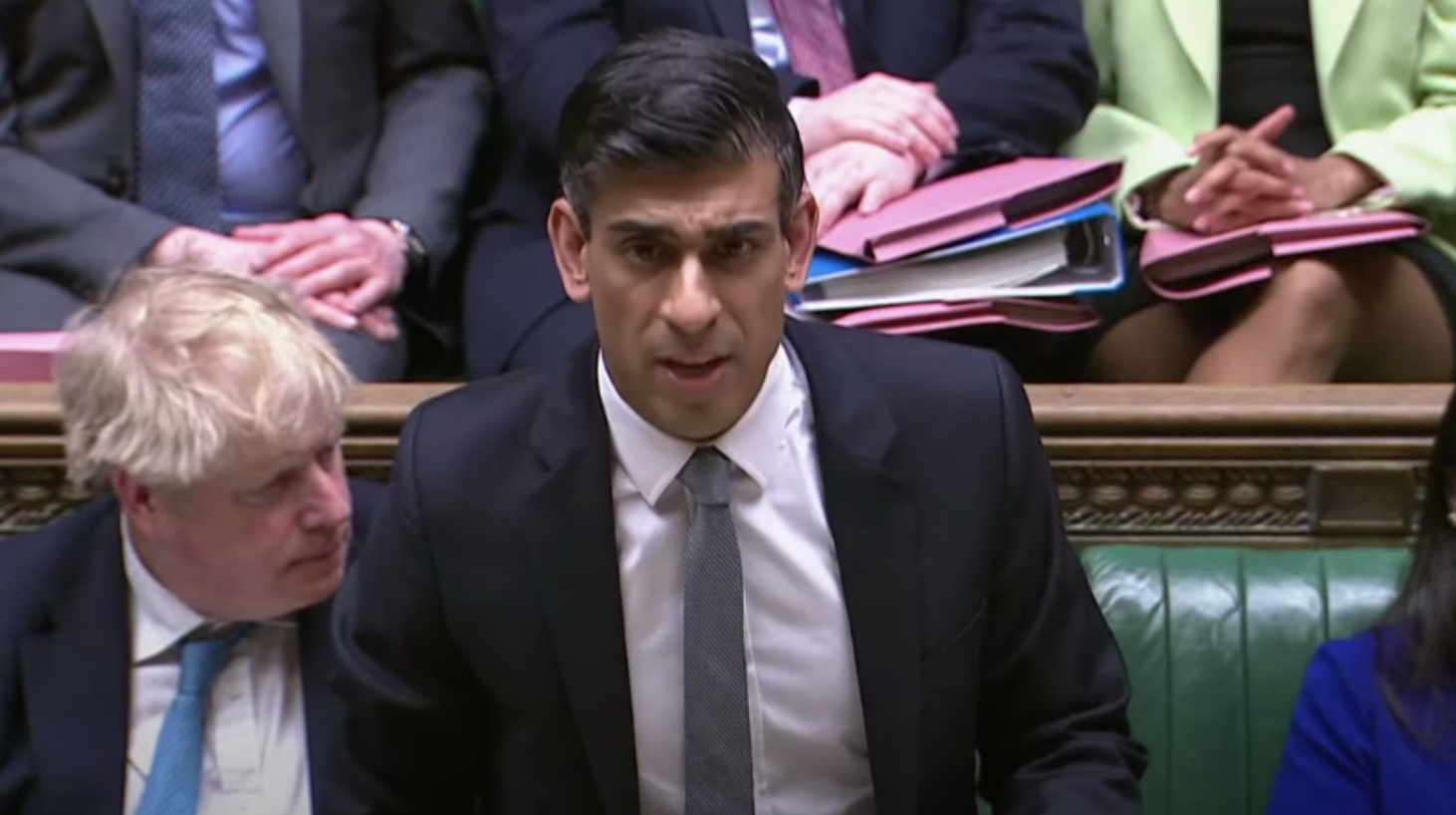 Rishi Sunak in the Commons today