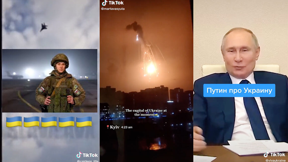 The Ukraine War has gripped TikTok