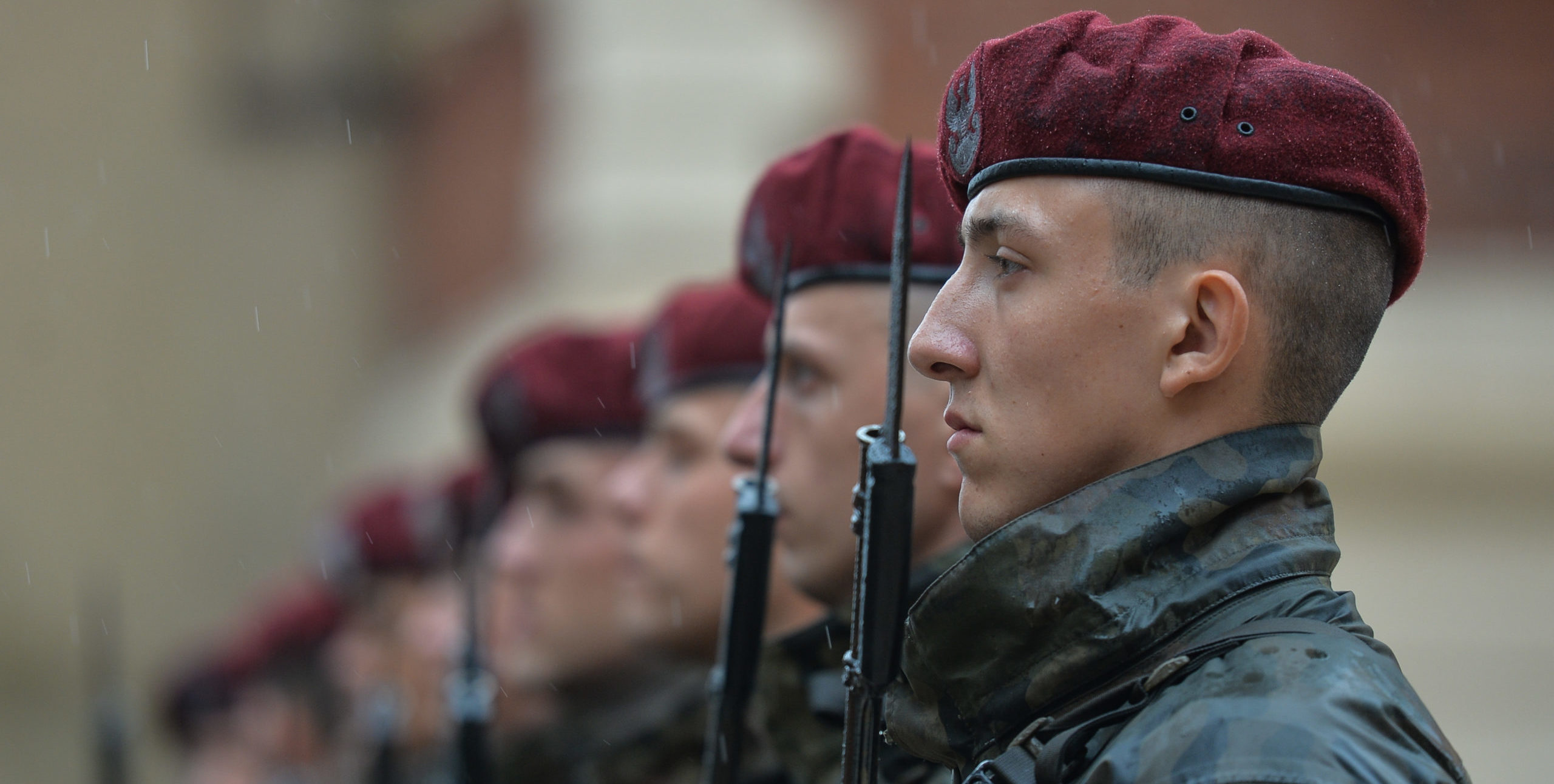 Waiting for Putin. (Photo by Artur Widak/NurPhoto via Getty Images)
