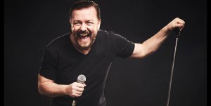 Ricky Gervais doesn't punch down