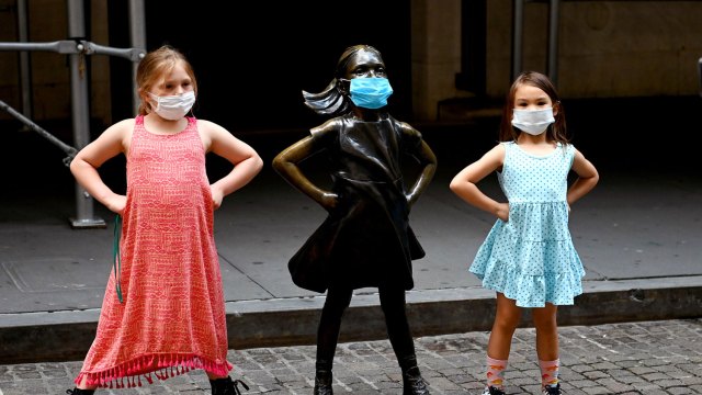 Take off the masks. Johannes Eisele/AFP via Getty 